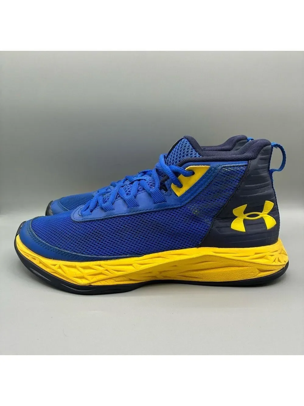 Under Armour Jet 2018 Mid Sneakers Youth 5.5 GS Team Royal Blue 3020948-402